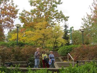 Oct 19 - Stairs up to Metrotown